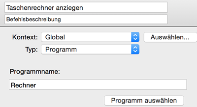 Details: Application command