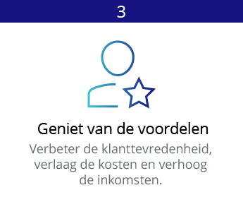 Afbeelding voordelen van Nuance CCAI Ontdek de voordelen van Nuance Contact Center AI