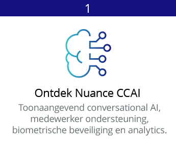 Ontdek Nuance Contact Center AI