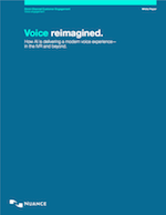 Icona del white paper Voice Reimagined L'IA permette di realizzare un'esperienza vocale innovativa e moderna