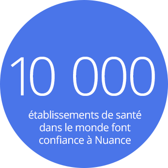 10 000 établissements de santé dans le monde font confiance à Nuance