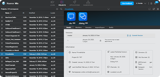 Organise projects dashboard screenshot Organise projects dashboard screenshot