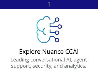Utforska Nuance kontaktcenter-AI