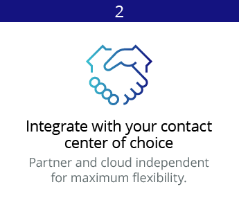 Integrera med en partner med Nuance kontaktcenter-AI