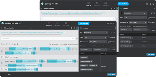 Developers can create and manage multi‑language applications in a single project as shown within sample screen. 