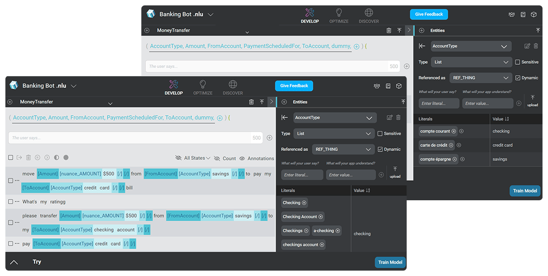 Mix NLU - Tools for IVR & Chatbots