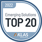 2022 KLAS Research Top 20 Emerging Solutions seal