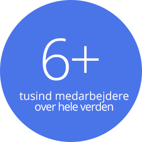 8,5 tusind medarbejdere over hele verden 8,5 tusind medarbejdere over hele verden
