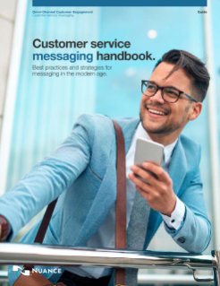 Customer Service Messaging Handbook icon Customer service alerts reminders Nuance
