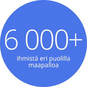 8 500 ihmistä eri puolilla maapalloa 8 500 ihmistä eri puolilla maapalloa
