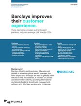 Barclays mejora la experiencia del cliente Barclays mejora la experiencia del cliente
