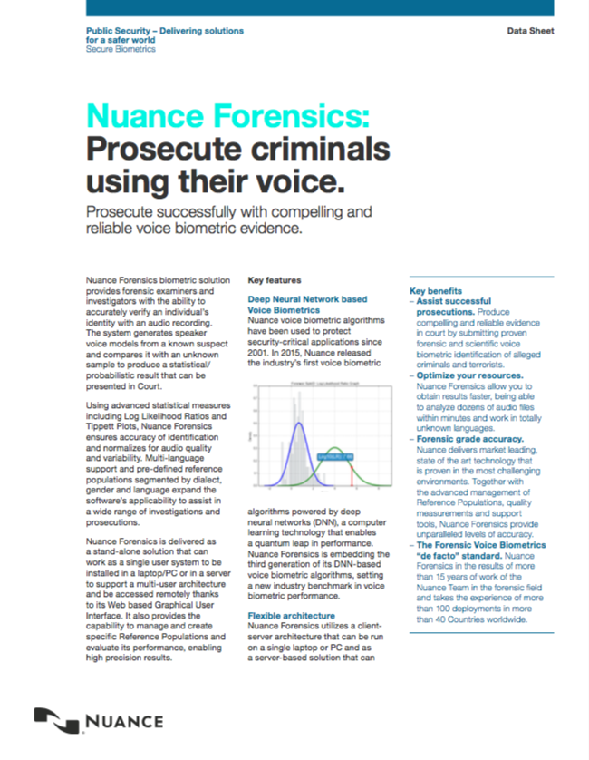Nuacne forensics ds icon Public Security Forensic Biometrics Nuance