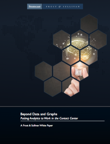 Icône Au delà des données et des graphiques Livre blanc Analyses des centres de contact pour les analyses omnicanal