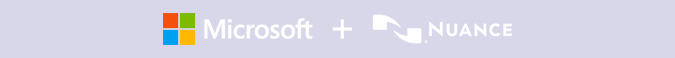 Logotipo da Microsoft + Nuance