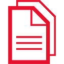 Document  icon red