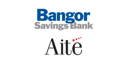 Bangor Savings Bank and Aite logos Bangor Savings Bank and Aite logos