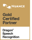 Gold Certified Partner Dragon Speech Recognition Gold Certified Partner Dragon Speech Recognition Logo