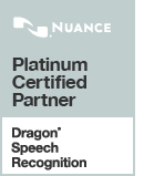 Platinum Certified Partner Dragon Speech Recognition Platinum Certified Partner Dragon Speech Recognition Logo