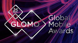 Logo Global Mobile Awards voor de biometrische beveiliging van Nuance