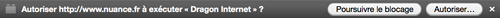 Firefox: Allow Dragon Web Extension