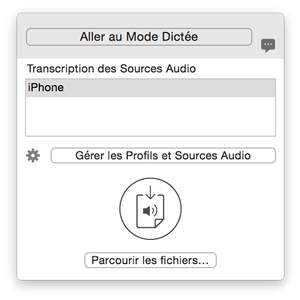 Transcription Mode Transcription Mode