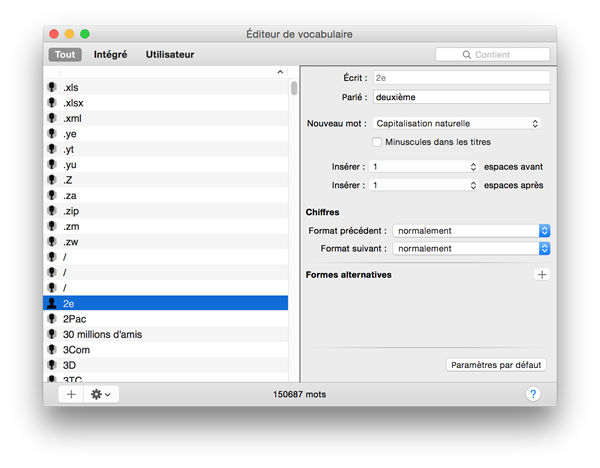 Vocabulary Editor