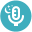 Microphone in sleep mode icon