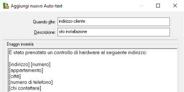 Esempio di testo automatico 2
